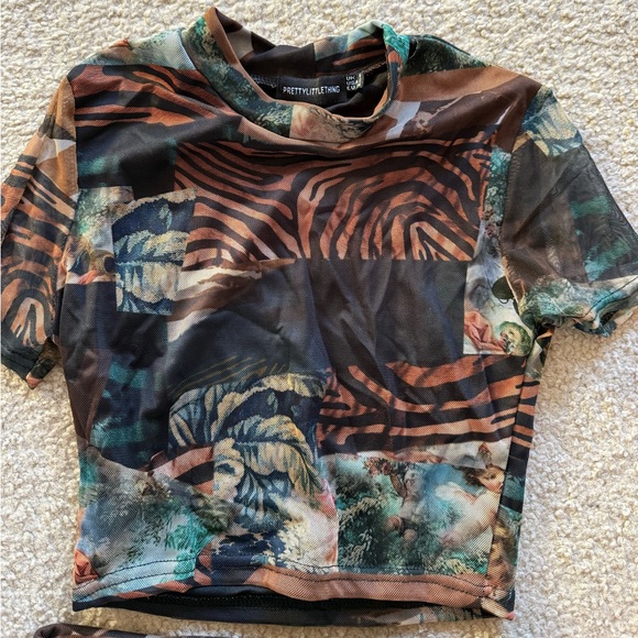 Stylish Multicolor Patterned Set - Picture 2 of 4